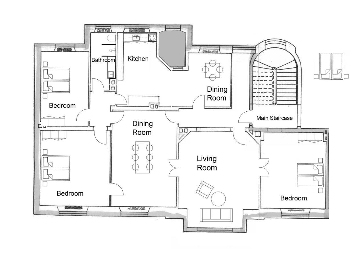 Appartamento Lovely 3br Manor 5 Min From Tivoli Gardens Copenaghen